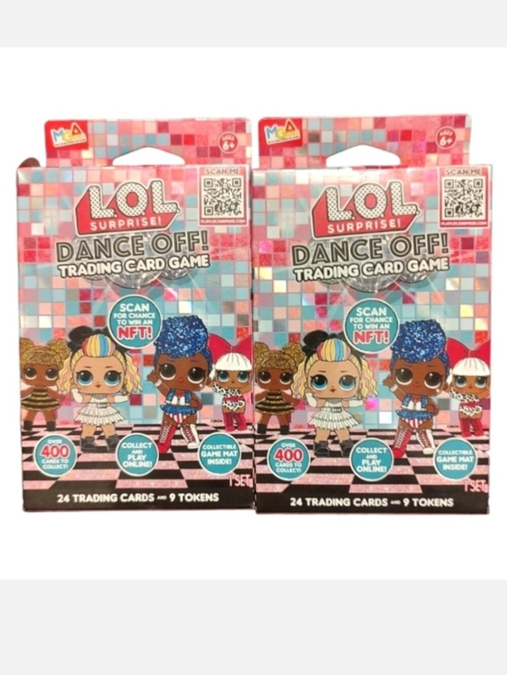 NEW Bundle of 2 Packs LOL Surprise Dance Off Trading Cards Game Set